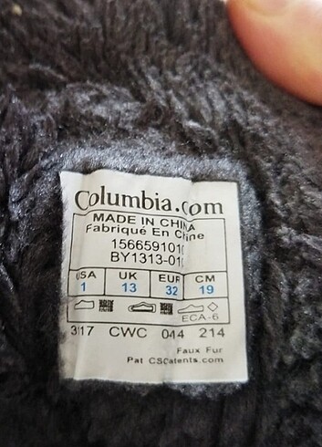 Columbia 32 numara Columbia orjinal kar botu çocuk cizme