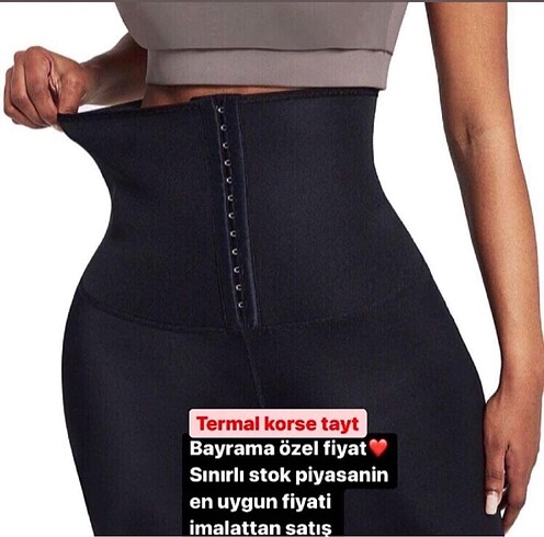 Agraflı Termal Tayt