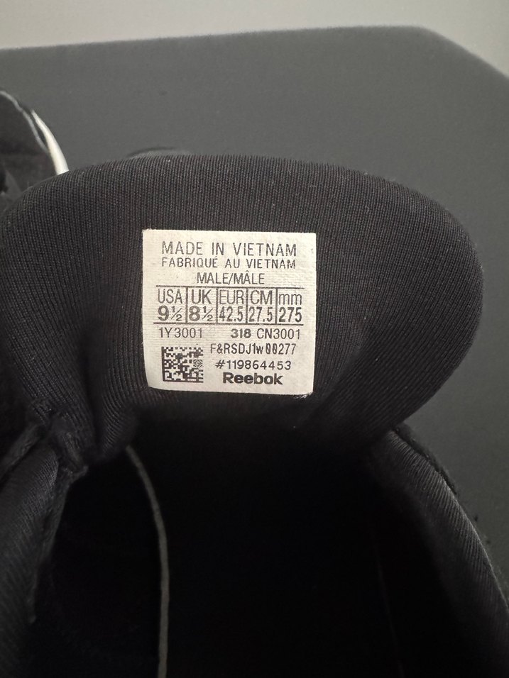 Siyah Erkek Spor Ayakkabı Velcro Detaylı - Görsel 4