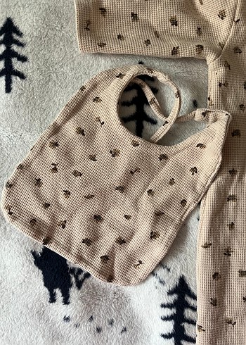 Çiçek desenli bebek Tulum Seti - Görsel 3