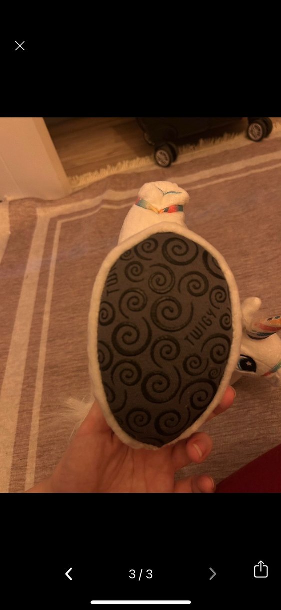 Renkli Kanatlı Unicorn Peluş panduf - Görsel 2