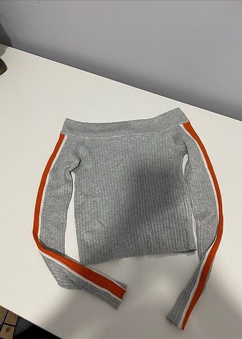 Gri Triko Mini Kadın Kazak