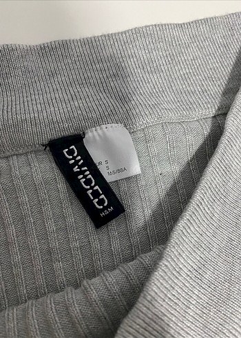 H&M Gri Triko Mini Kadın Kazak