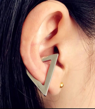 Minimal Üçgen Earcuff