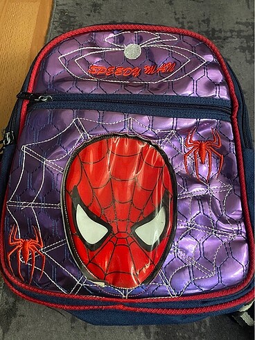  Beden 4bölmeli beslenmeli okul çantası (Spiderman)