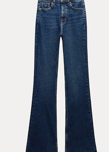 Zara Zara lacivert flare jean