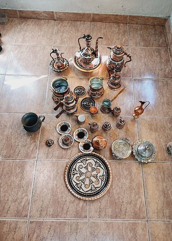 Diğer Geleneksel El Yapımı BAKIR TAKIM