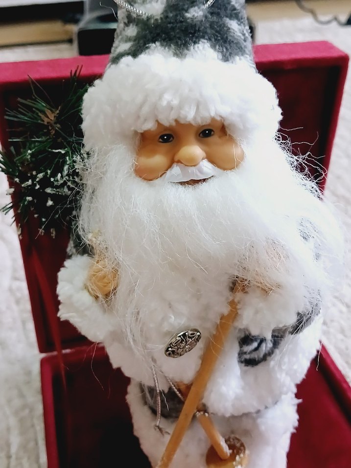 Beyaz Kış Temalı Noel Baba Biblosu - Görsel 4