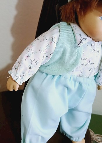 Mavi Pastel VİNTAGE PORSELEN BEBEK - Görsel 3