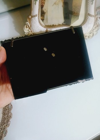 GÜMÜŞ Renkli Parlak Çiçek Desenli Çerçeve - Görsel 8