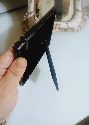 GÜMÜŞ Renkli Parlak Çiçek Desenli Çerçeve - Görsel 7