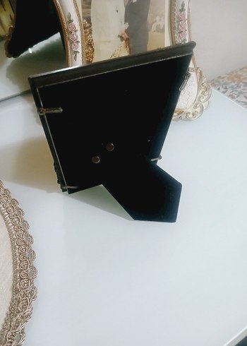 GÜMÜŞ Renkli Parlak Çiçek Desenli Çerçeve - Görsel 6