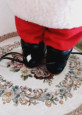 Işıklı Noel Baba Figürü VİNTAGE HAREKETLİ 48 cm - Görsel 7