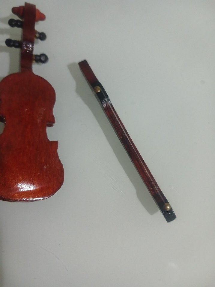 minyatür ahşap gitar biblo - Görsel 4
