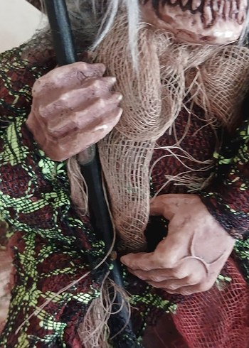 Bordo Karanlık Figürin ışıklı sesli - Görsel 5