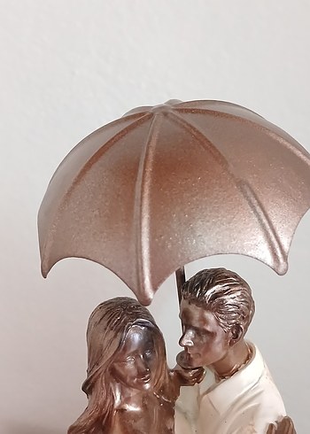 Parlak Bej Renkli Çift Figürü BİEV - Görsel 6