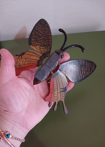 büyük boy kelebek magnet - Görsel 3