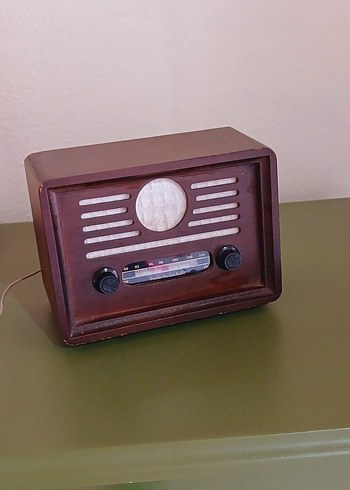 Kahverengi Ahşap Retro Müzik Sistemi - Görsel 6