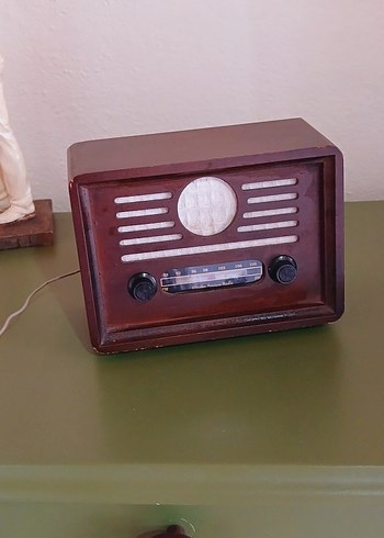 Kahverengi Ahşap Retro Müzik Sistemi - Görsel 4