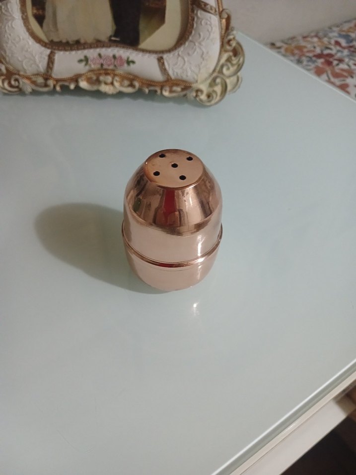 VİNTAGE BAKIR TUZLUK - Görsel 5