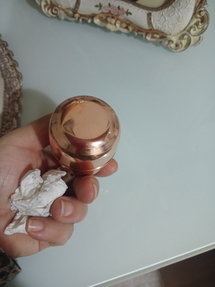 VİNTAGE BAKIR TUZLUK - Görsel 3