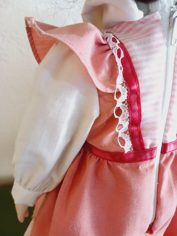 Pembe Elbiseli Pastel Bebek - Görsel 5