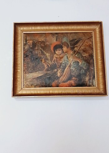 antika ipek taplo - Görsel 5