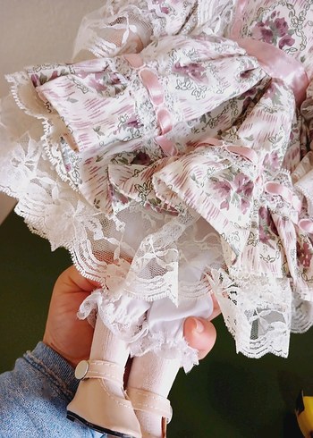 vintage porselen bebek 42 cm - Görsel 7