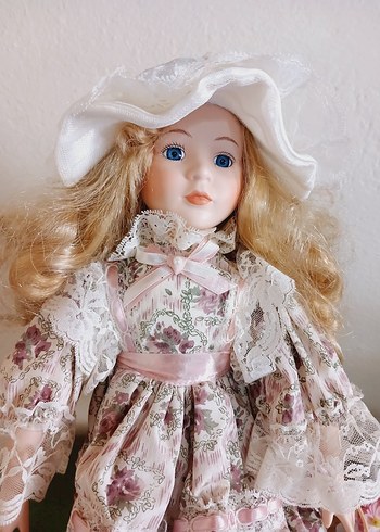 vintage porselen bebek 42 cm - Görsel 8