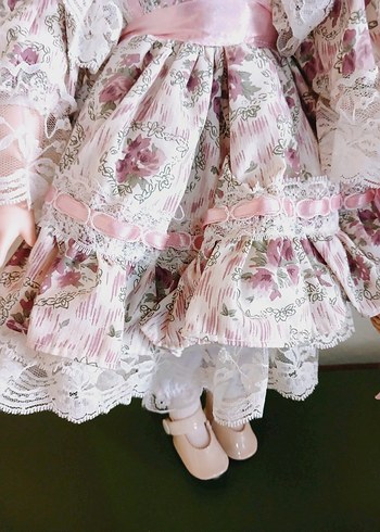 vintage porselen bebek 42 cm - Görsel 5