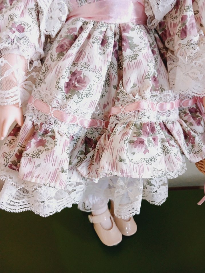 vintage porselen bebek 42 cm - Görsel 5