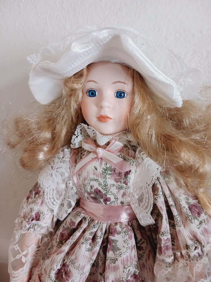 vintage porselen bebek 42 cm - Görsel 3