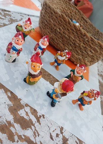 Renkli Cüce Figür Seti - Görsel 4