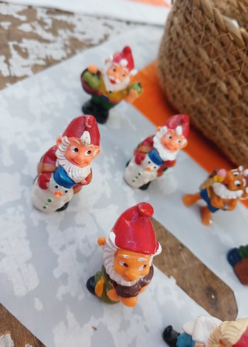 Renkli Cüce Figür Seti - Görsel 6