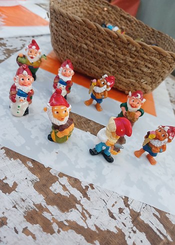 Renkli Cüce Figür Seti