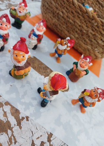 Renkli Cüce Figür Seti - Görsel 5