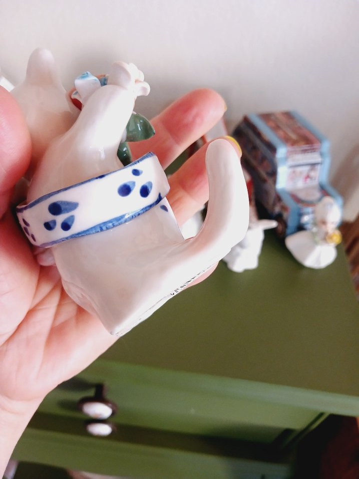 Pastel Renkli Beyaz Kedi Biblo - Görsel 5