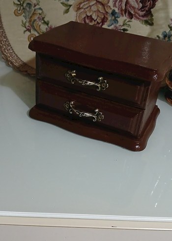 VİNTAGE MOBİLYA TAKI KUTUSU - Görsel 2