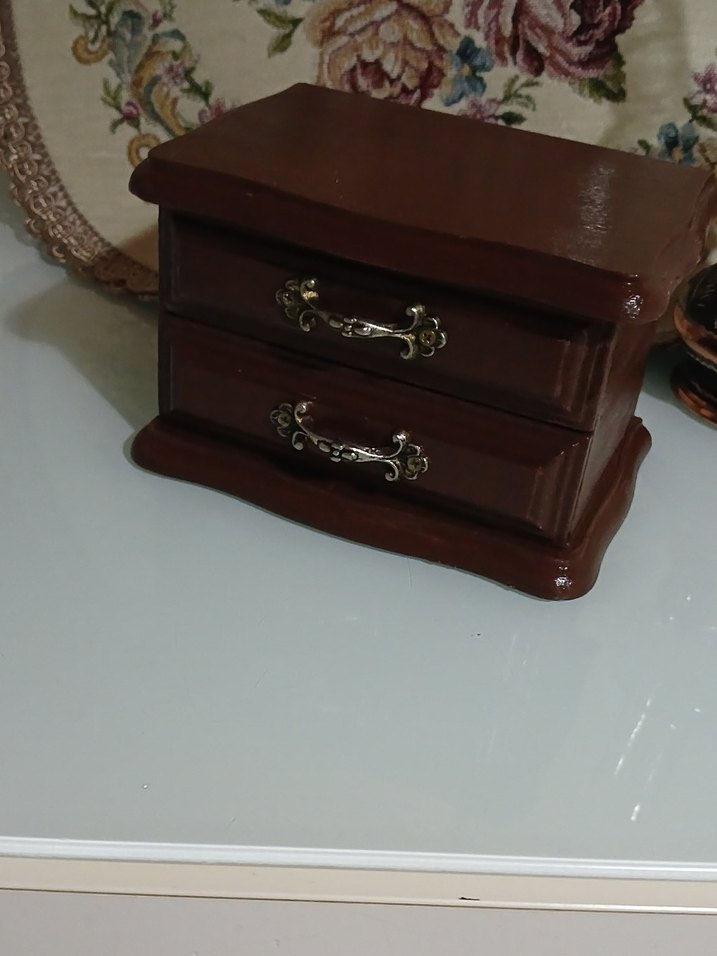 VİNTAGE MOBİLYA TAKI KUTUSU - Görsel 2