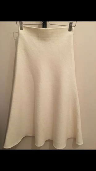 Zara Ekru Midi Etek