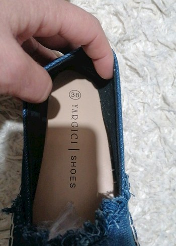 Denim Lacivert Espadril - Görsel 9