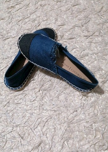 Denim Lacivert Espadril - Görsel 7