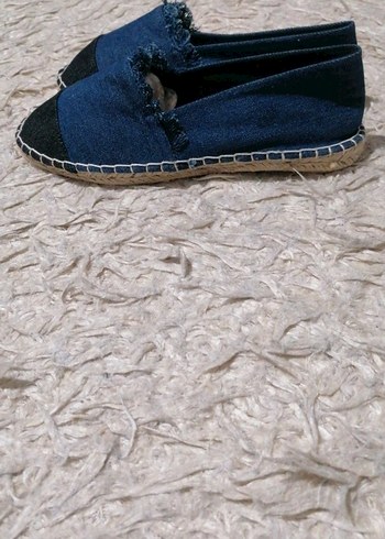 Denim Lacivert Espadril - Görsel 12