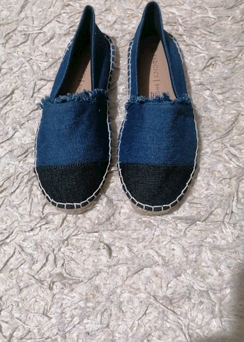 Denim Lacivert Espadril - Görsel 13