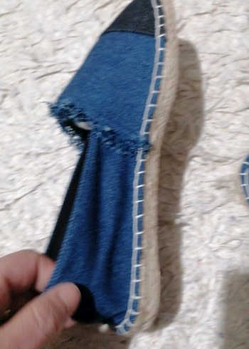 Denim Lacivert Espadril - Görsel 6