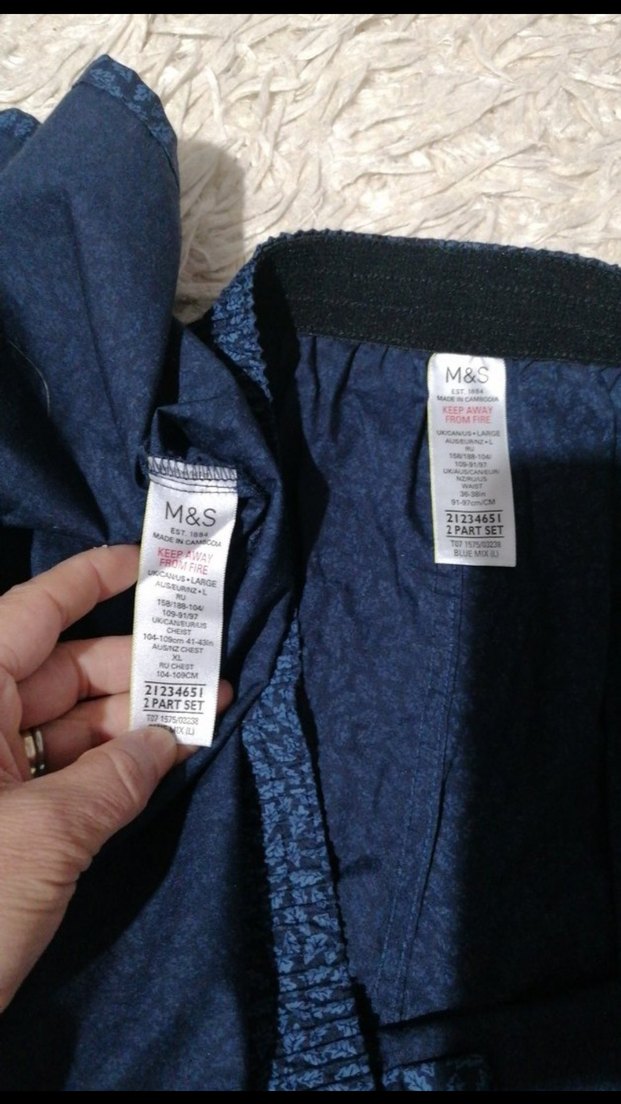 Gri M&S Erkek pijama takımı - Görsel 4