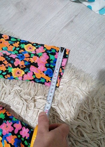 Çiçek Desenli Uzun Kadın Blazer - Görsel 9