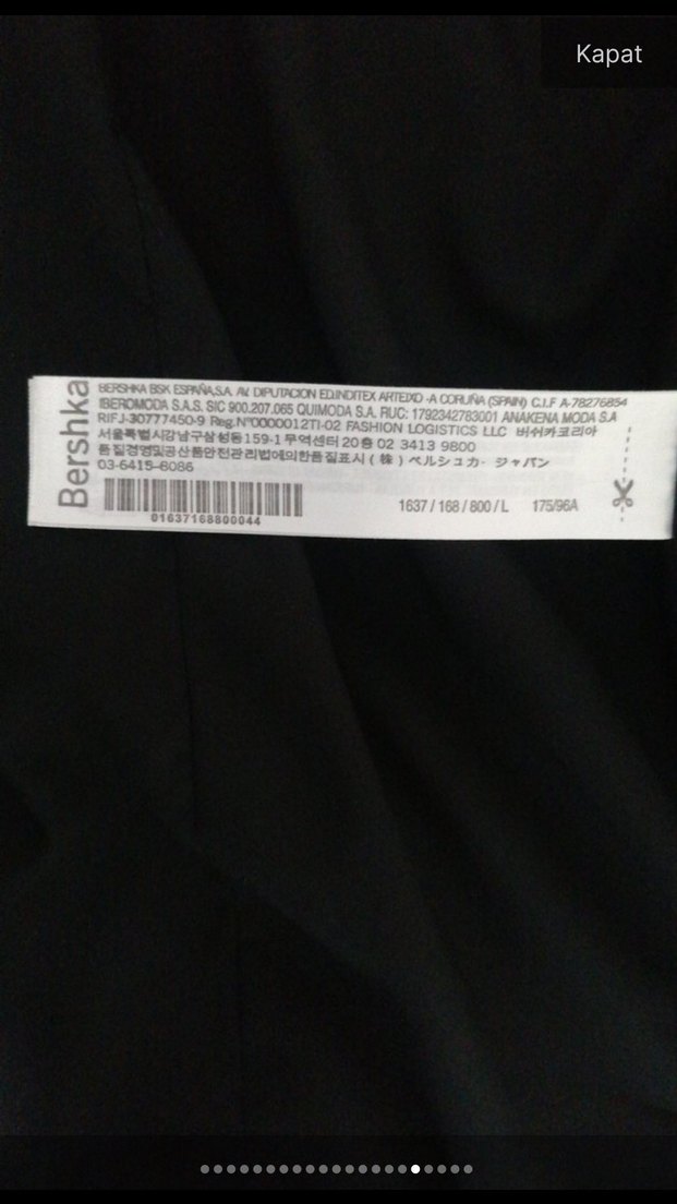 Çiçek Desenli Uzun Kadın Blazer - Görsel 5