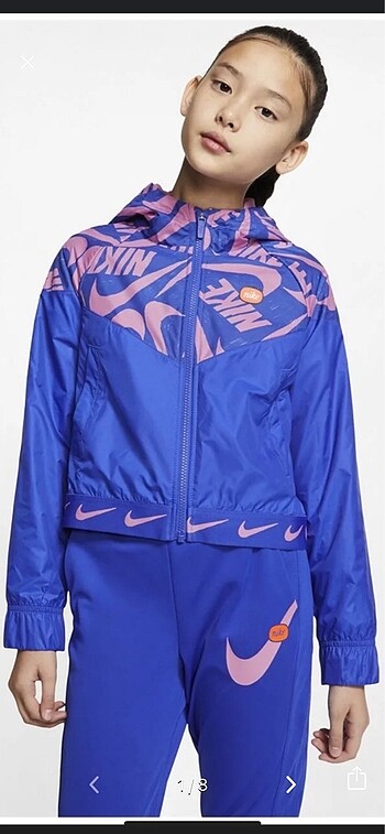 Orijinal nike yağmurluk çocuk rüzgarlık