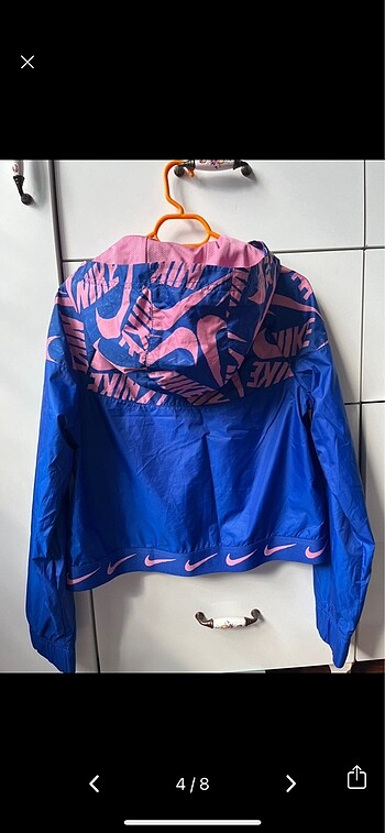 11-12 Yaş Beden lacivert Renk Orijinal nike yağmurluk çocuk rüzgarlık